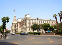 Azerbaijan celebrates National Flag Day on November 9. Baku, Azerbaijan. 2012 