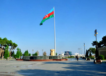 Azerbaijan celebrates National Flag Day on November 9. Baku, Azerbaijan. 2012 