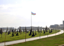 Azerbaijan celebrates National Flag Day on November 9. Baku, Azerbaijan. 2012 