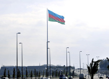 Azerbaijan celebrates National Flag Day on November 9. Baku, Azerbaijan. 2012 