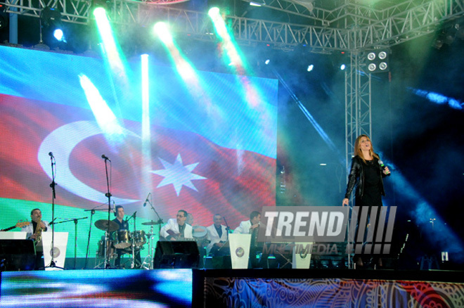 A grand concert was held in Baku in connection with the State Flag Day. Azerbaijan, Nov.09, 2012