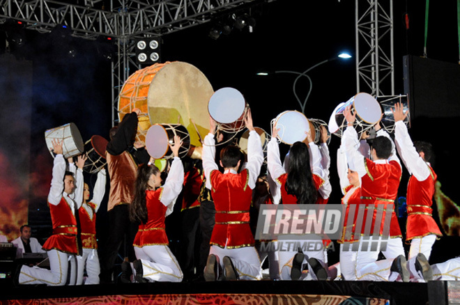 A grand concert was held in Baku in connection with the State Flag Day. Azerbaijan, Nov.09, 2012