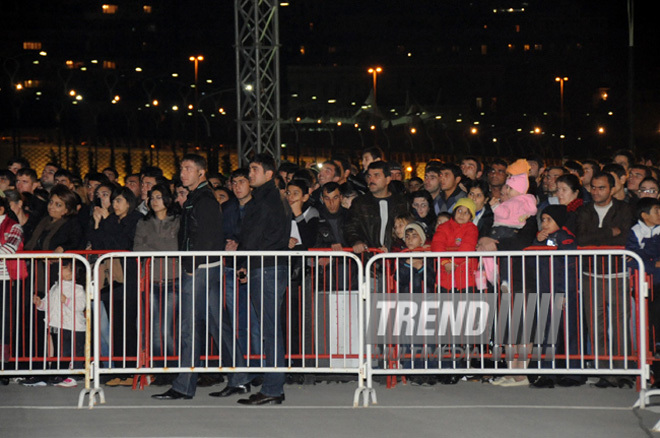 A grand concert was held in Baku in connection with the State Flag Day. Azerbaijan, Nov.09, 2012