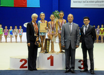 Bədii gimnastika üzrə 19-cu Azərbaycan birinciliyi keçirilib. Bakı, Azərbaycan, 16 noyabr 2012