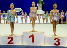 Bədii gimnastika üzrə 19-cu Azərbaycan birinciliyi keçirilib. Bakı, Azərbaycan, 16 noyabr 2012