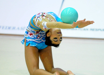 Bədii gimnastika üzrə 19-cu Azərbaycan birinciliyi başa çatıb. Bakı, Azərbaycan, 17 noyabr 2012