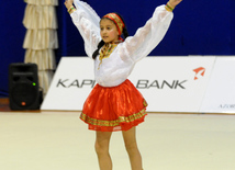 Bədii gimnastika üzrə 19-cu Azərbaycan birinciliyi başa çatıb. Bakı, Azərbaycan, 17 noyabr 2012