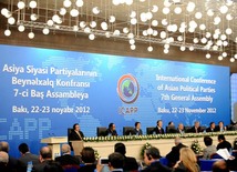 Asiya Siyasi Partiyaları Beynəlxalq Konfransının VII Baş Assambleyası. Bakı, Azərbaycan, 22 noyabr 2012