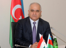 Azerbaijani Economic Development Minister Shahin Mustafayev. Baku, Azerbaijan, Dec.05, 2012