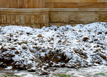 First snow in Baku. Azerbaijan, Dec.16, 2012