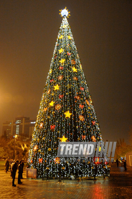 On the New Year Eve. Baku, Azerbaijan, Dec.21, 2012