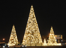 On the New Year Eve. Baku, Azerbaijan, Dec.21, 2012