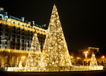 On the New Year Eve. Baku, Azerbaijan, Dec.21, 2012