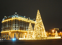 On the New Year Eve. Baku, Azerbaijan, Dec.21, 2012