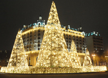 On the New Year Eve. Baku, Azerbaijan, Dec.21, 2012