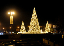 On the New Year Eve. Baku, Azerbaijan, Dec.21, 2012