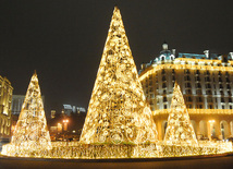 On the New Year Eve. Baku, Azerbaijan, Dec.21, 2012