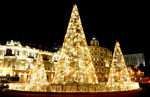 On the New Year Eve. Baku, Azerbaijan, Dec.21, 2012