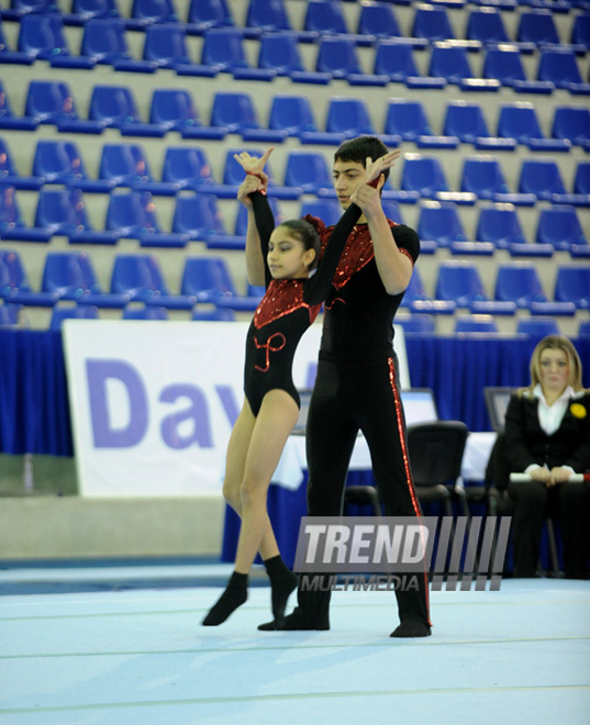 İdman gimnastikası, akrobatika və tamblinq üzrə birgə yarışlar. Bakı, Azərbaycan, 22 dekabr 2012