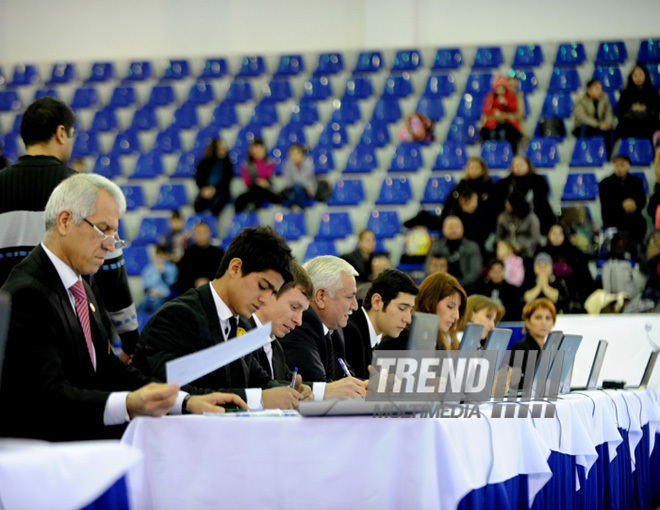 İdman gimnastikası, akrobatika və tamblinq üzrə birgə yarışlar. Bakı, Azərbaycan, 22 dekabr 2012