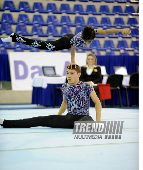 İdman gimnastikası, akrobatika və tamblinq üzrə birgə yarışlar. Bakı, Azərbaycan, 22 dekabr 2012