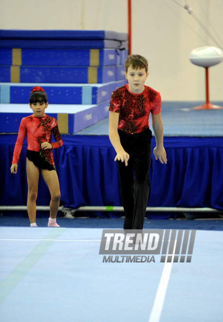 İdman gimnastikası, akrobatika və tamblinq üzrə birgə yarışlar. Bakı, Azərbaycan, 22 dekabr 2012