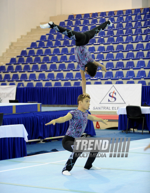 İdman gimnastikası, akrobatika və tamblinq üzrə birgə yarışlar. Bakı, Azərbaycan, 22 dekabr 2012