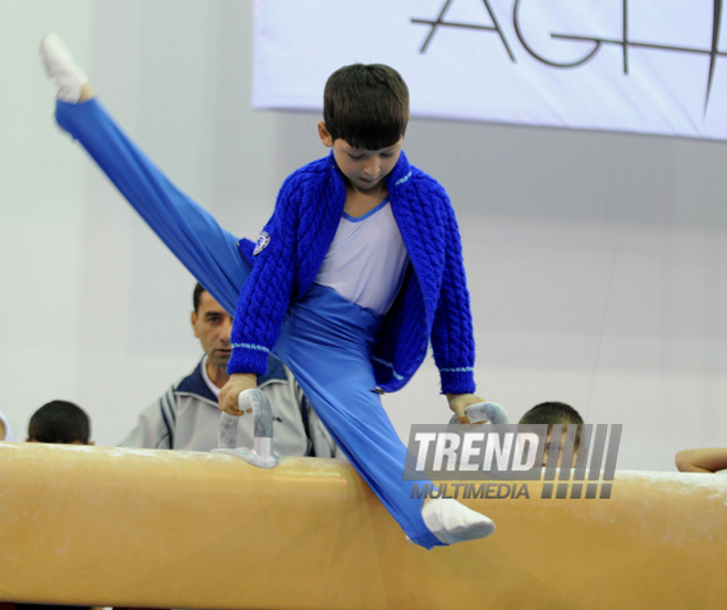 İdman gimnastikası, akrobatika və tamblinq üzrə birgə yarışlar. Bakı, Azərbaycan, 22 dekabr 2012