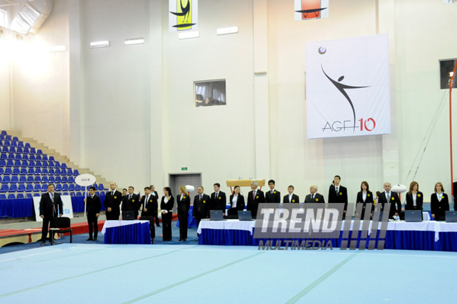 İdman gimnastikası, akrobatika və tamblinq üzrə birgə yarışlar. Bakı, Azərbaycan, 22 dekabr 2012