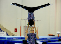 İdman gimnastikası, akrobatika və tamblinq üzrə birgə yarışlar. Bakı, Azərbaycan, 22 dekabr 2012