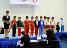 İdman gimnastikası, akrobatika və tamblinq üzrə birgə yarışlar. Bakı, Azərbaycan, 22 dekabr 2012