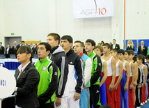 İdman gimnastikası, akrobatika və tamblinq üzrə birgə yarışlar. Bakı, Azərbaycan, 22 dekabr 2012