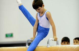 Объединенные соревнования по спортивной гимнастике, акробатике и тамблингу. Баку, Азербайджан, 22 декабря 2012 г.