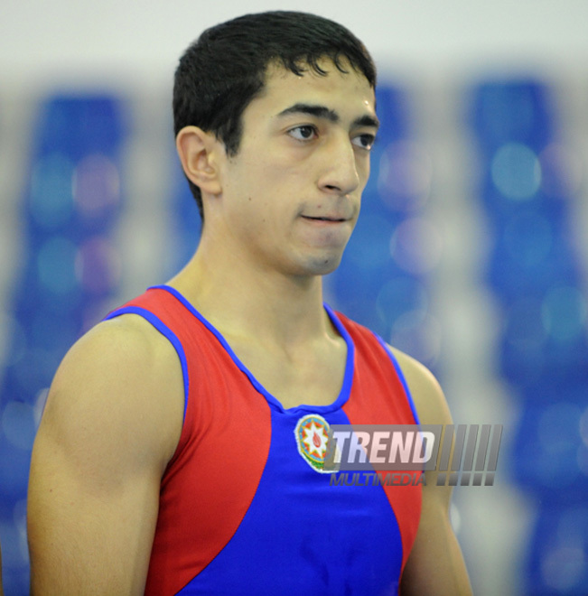 İdman gimnastikası, akrobatika və tamblinq üzrə birgə yarışlar başa çatıb. Bakı, Azərbaycan, 23 dekabr 2012