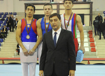 İdman gimnastikası, akrobatika və tamblinq üzrə birgə yarışlar başa çatıb. Bakı, Azərbaycan, 23 dekabr 2012