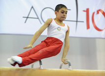 İdman gimnastikası, akrobatika və tamblinq üzrə birgə yarışlar başa çatıb. Bakı, Azərbaycan, 23 dekabr 2012