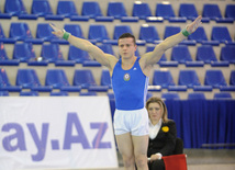 İdman gimnastikası, akrobatika və tamblinq üzrə birgə yarışlar başa çatıb. Bakı, Azərbaycan, 23 dekabr 2012