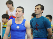 İdman gimnastikası, akrobatika və tamblinq üzrə birgə yarışlar başa çatıb. Bakı, Azərbaycan, 23 dekabr 2012