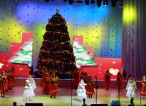 Mostly children are happy with arrival of the New Year. Baku, Azerbaijan, Jan.04, 2013