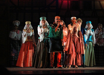 Première of children's musical "Seamstress and sweeper". Baku, Azerbaijan, Jan.04, 2013