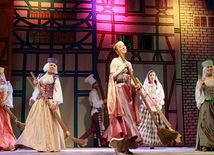 Première of children's musical "Seamstress and sweeper". Baku, Azerbaijan, Jan.04, 2013