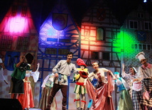 Première of children's musical "Seamstress and sweeper". Baku, Azerbaijan, Jan.04, 2013