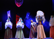 Première of children's musical "Seamstress and sweeper". Baku, Azerbaijan, Jan.04, 2013