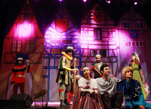 Première of children's musical "Seamstress and sweeper". Baku, Azerbaijan, Jan.04, 2013