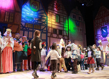 Première of children's musical "Seamstress and sweeper". Baku, Azerbaijan, Jan.04, 2013