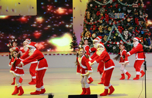 Mostly children are happy with arrival of the New Year. Baku, Azerbaijan, Jan.04, 2013