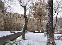 Bakının qar mənzərələri. Azərbaycan, 11 yanvar 2013