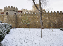 Bakının qar mənzərələri. Azərbaycan, 11 yanvar 2013