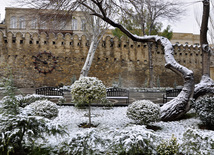 Bakının qar mənzərələri. Azərbaycan, 11 yanvar 2013