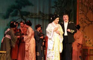 Premiere of "Madame Butterfly" opera. Baku, Azerbaijan, Jan.12, 2013